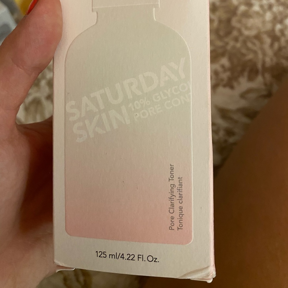 Saturday skin toner. New!